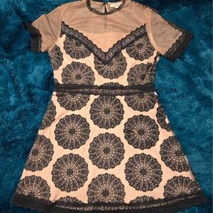 Anthropologie. Nightcap clothing. Black lace dress